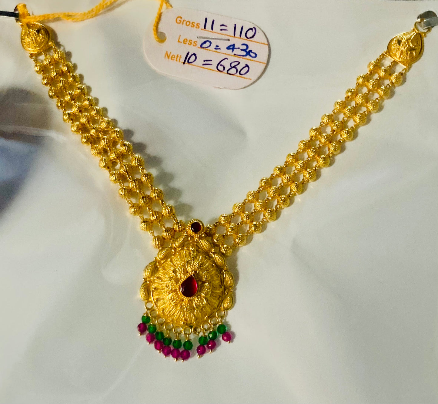 Short Temple Necklace 029