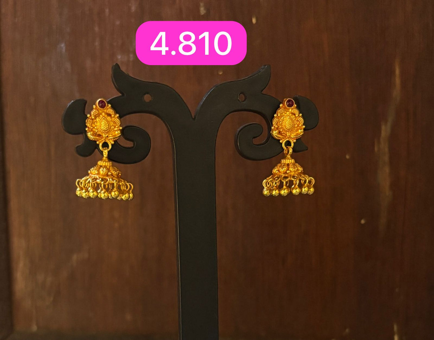 Temple jhumka 037