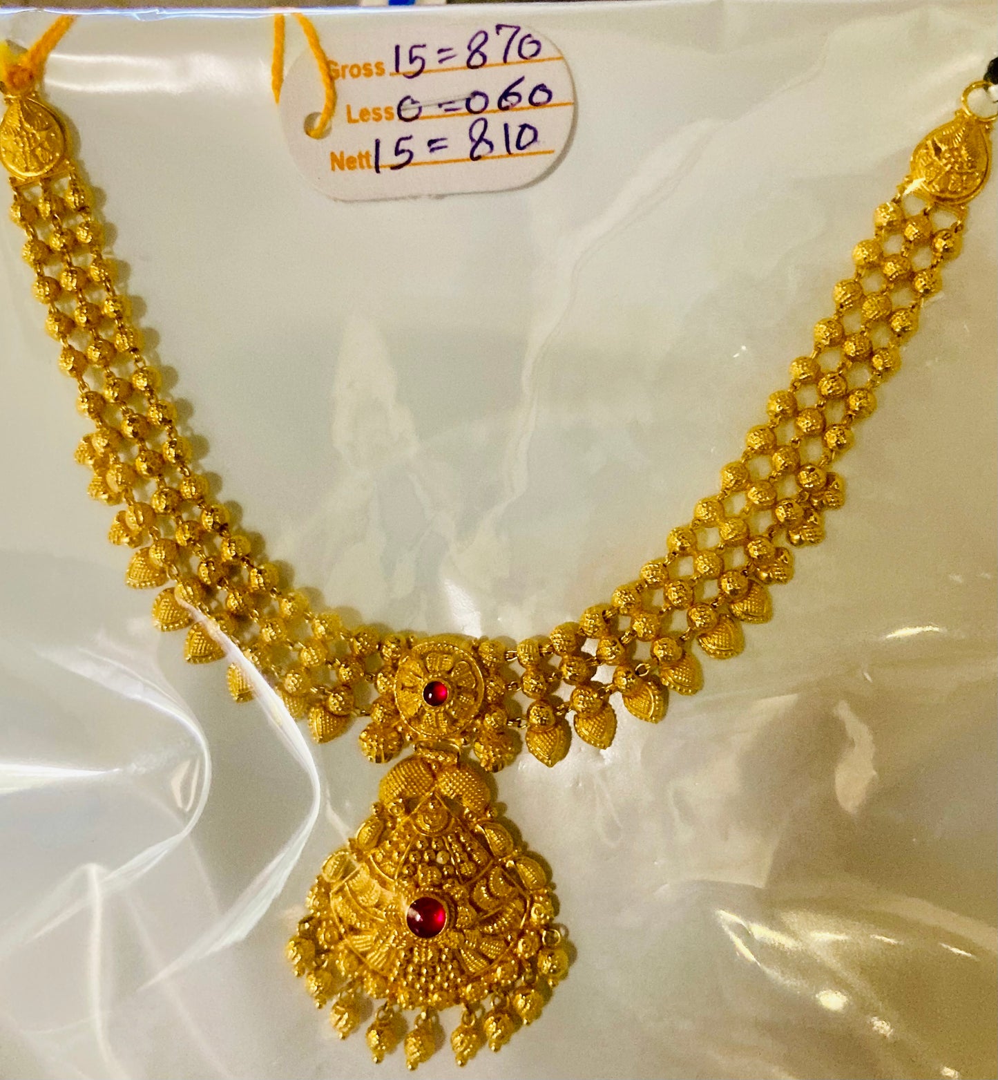 Short Temple Necklace 035