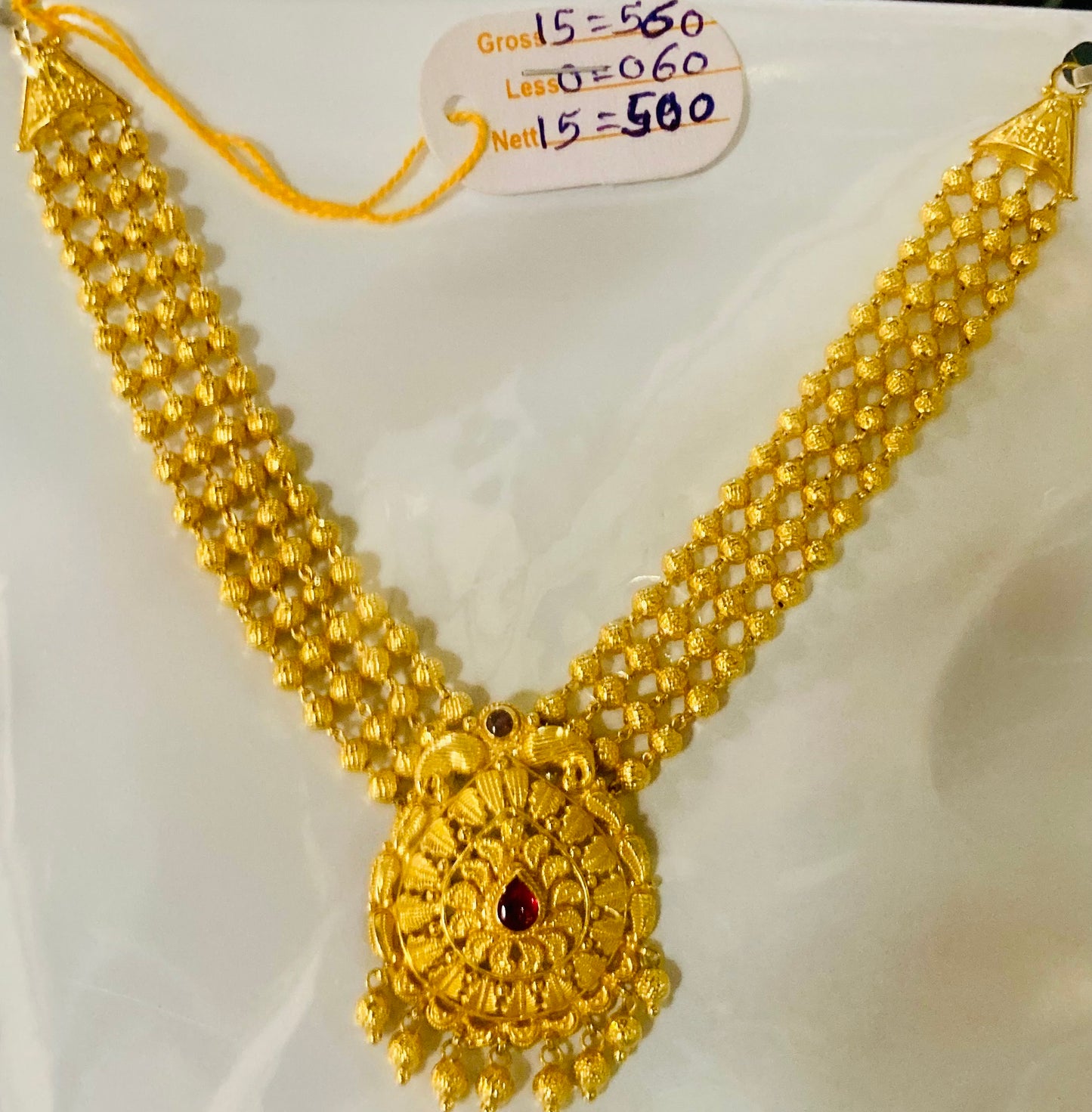 Short Temple Necklace 036