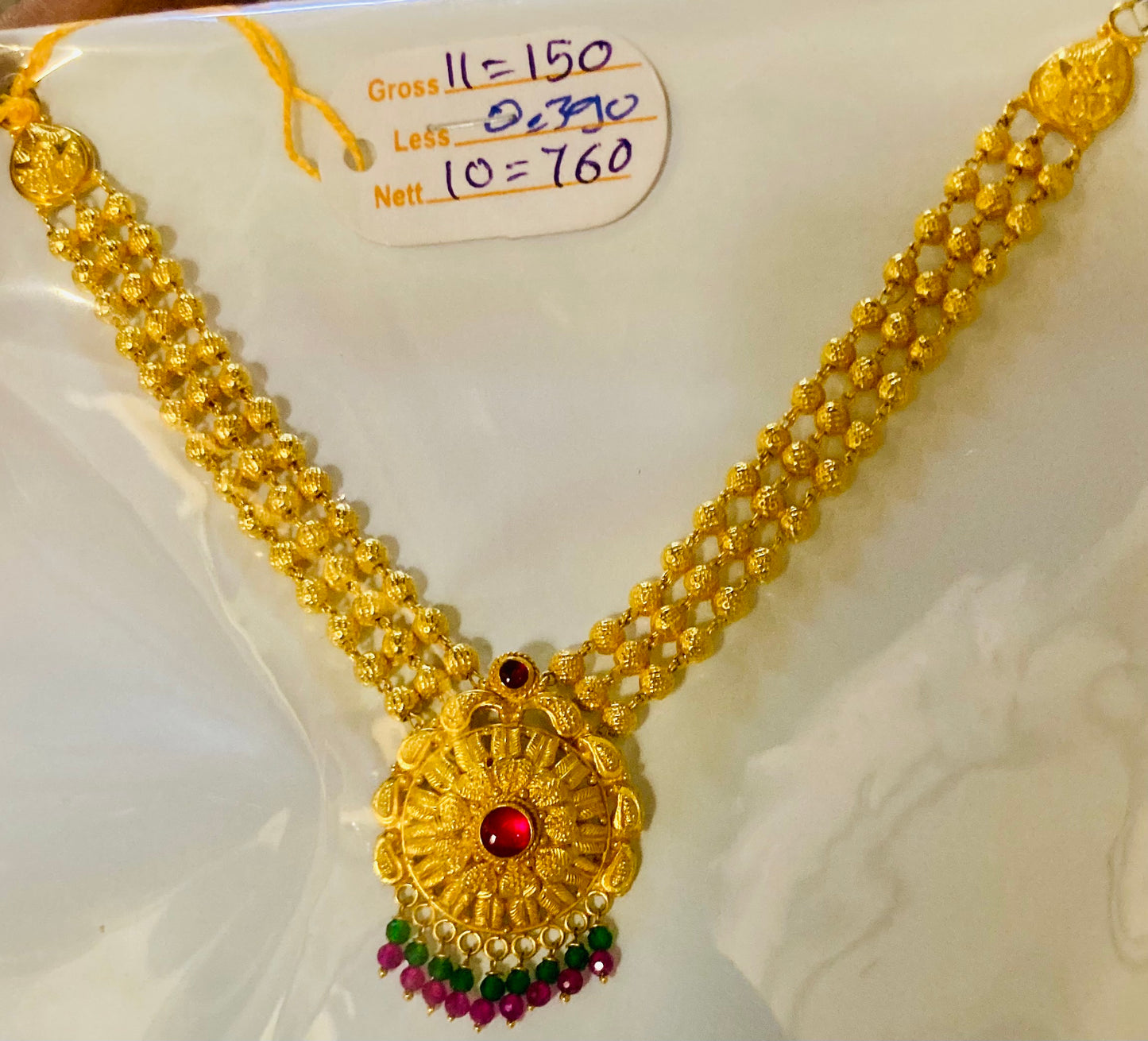 Short Temple Necklace 037