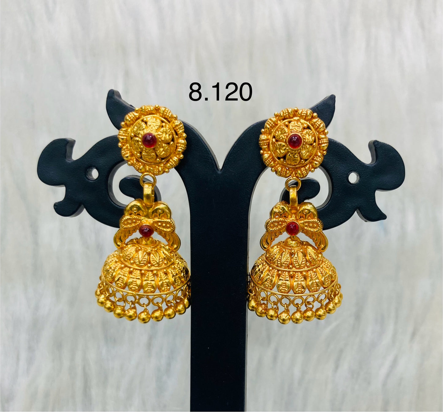Temple Jhumka 012