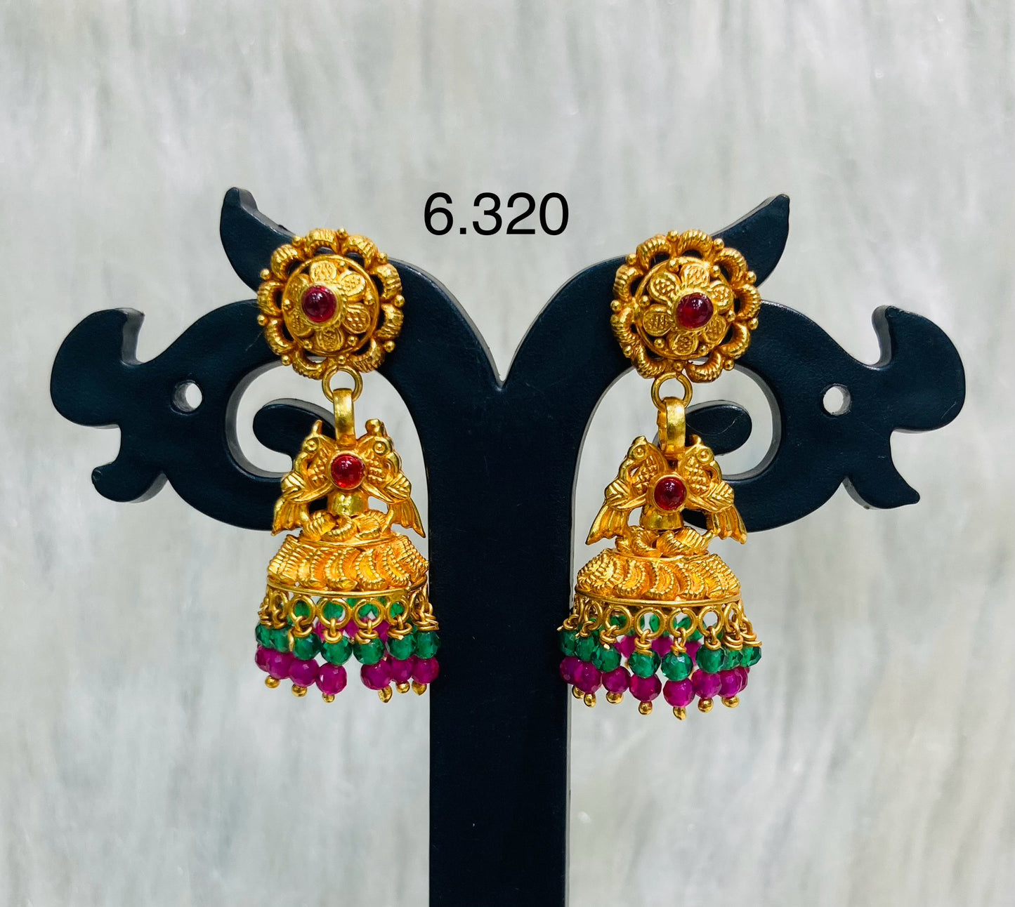Temple Jhumka 006