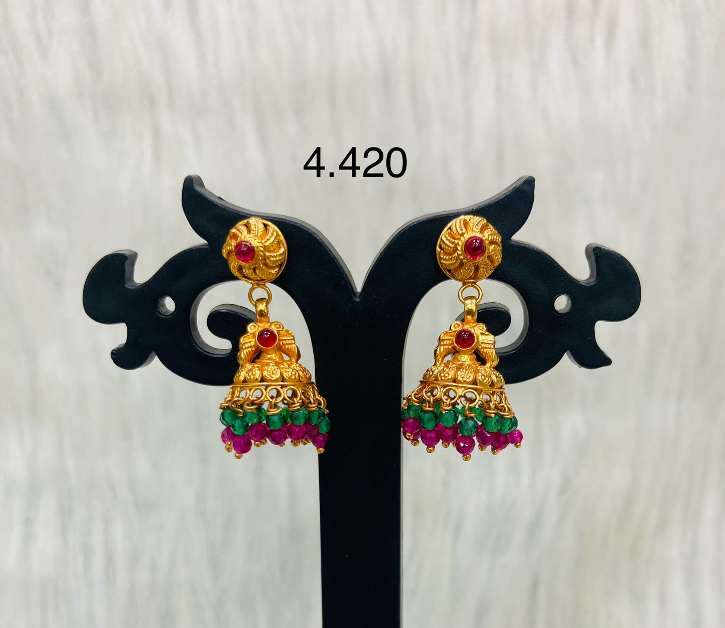 Temple Jhumka 025