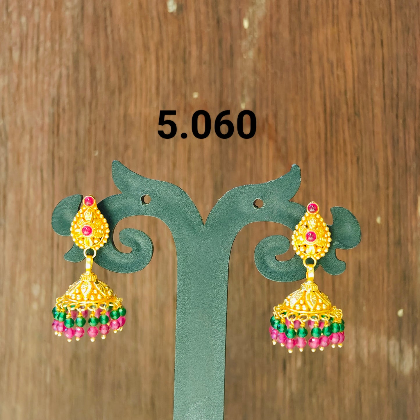 Temple jhumka 042