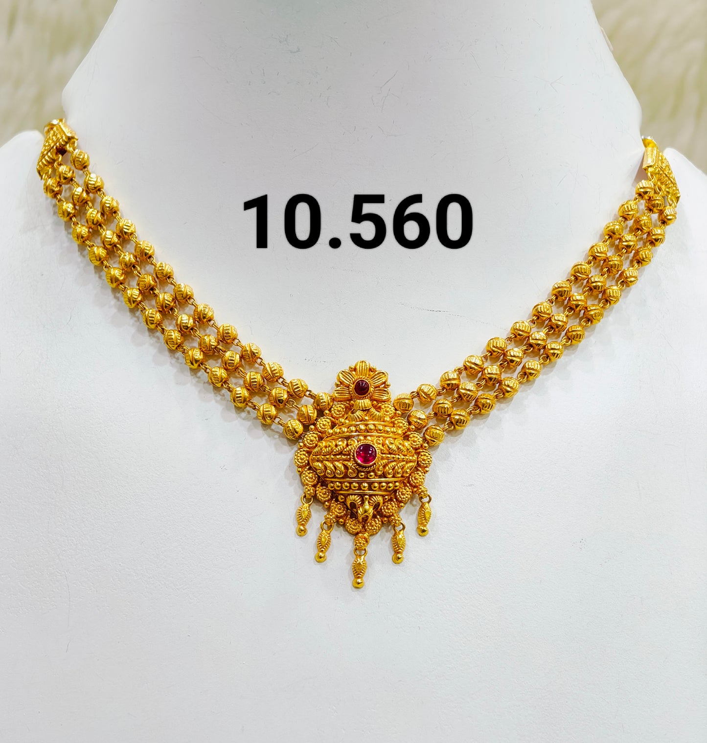 Temple short necklace 055