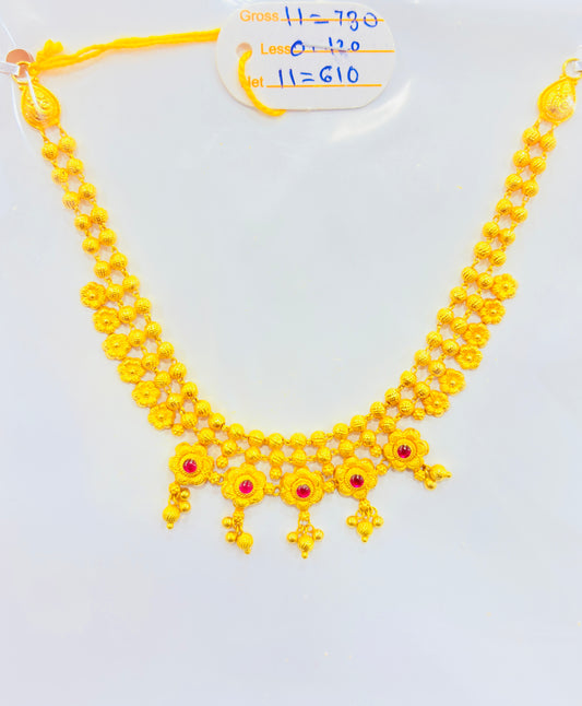 Short Temple Neckless 006