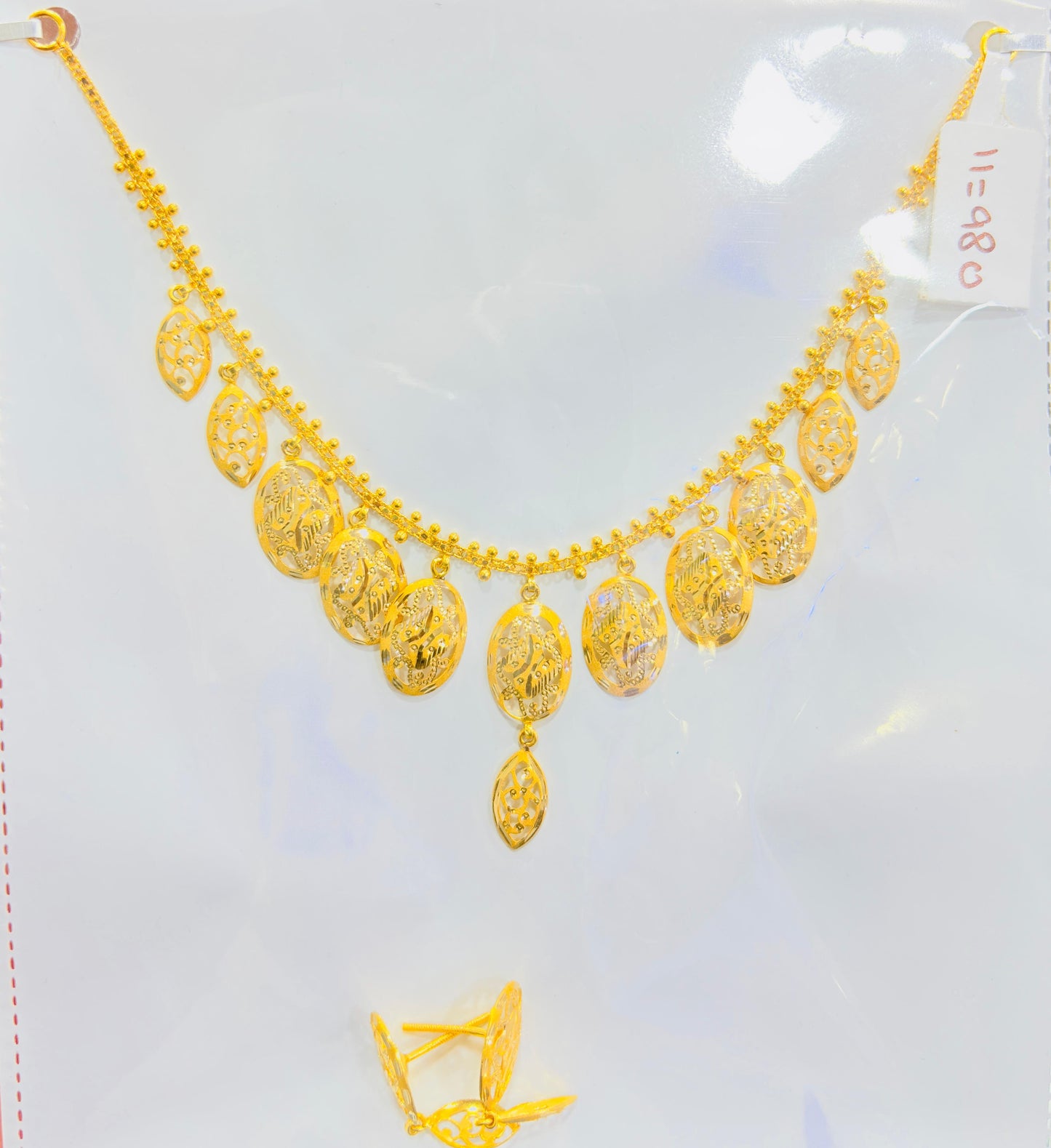 Short Turkish Necklace (with tops) 008