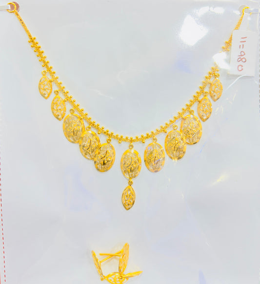 Short Turkish Necklace (with tops) 008