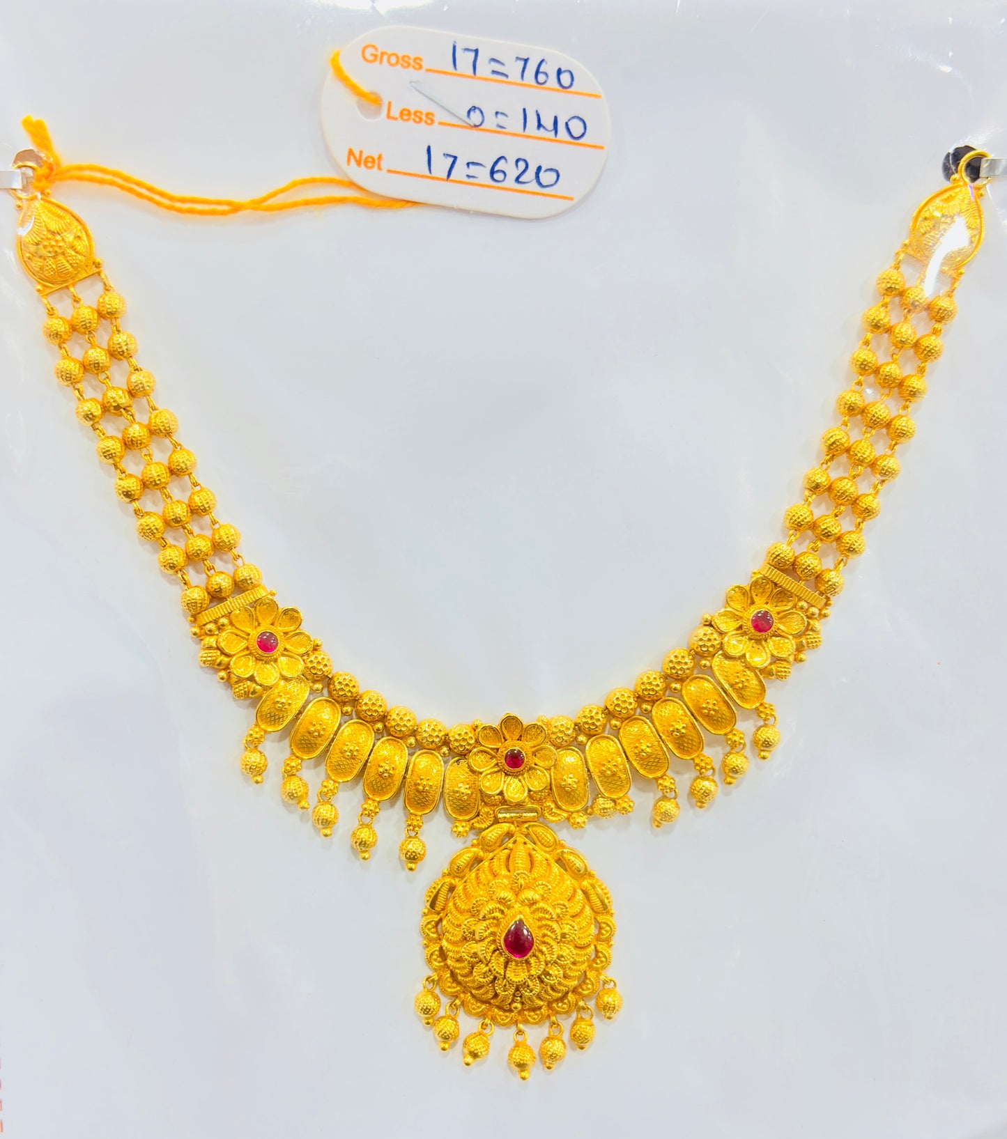 Short Temple Neckless 007