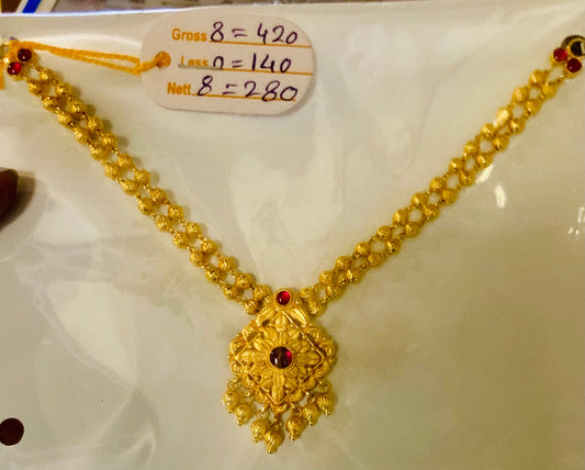 Short Temple Necklace 041