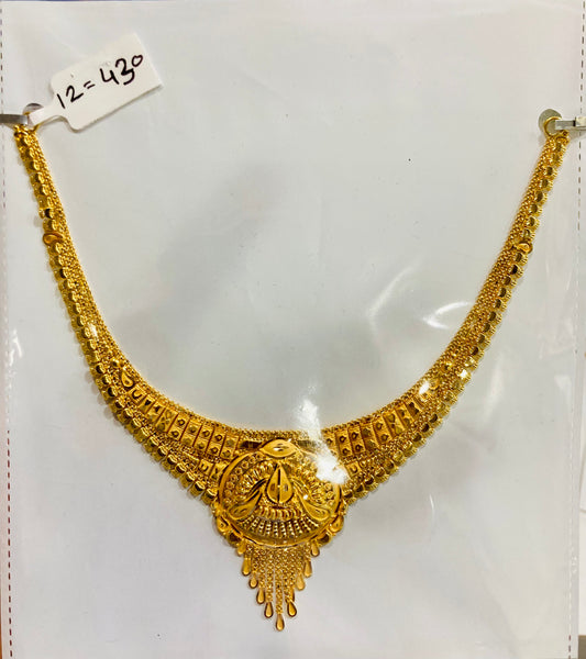 Short regular necklace 086