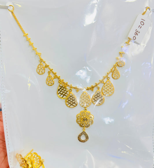 Short Turkish Necklace (with tops) 007