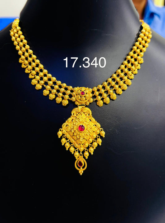 Temple Short Necklace 027