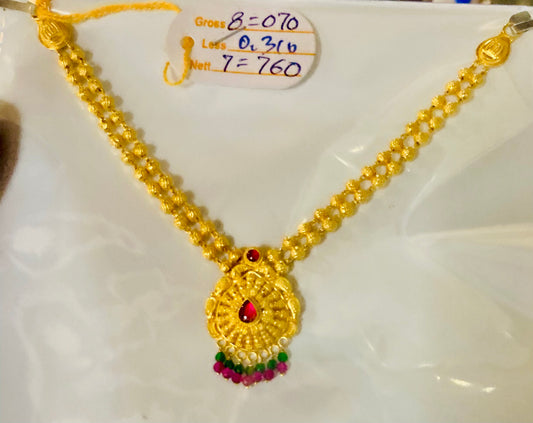 Short Temple Necklace 032