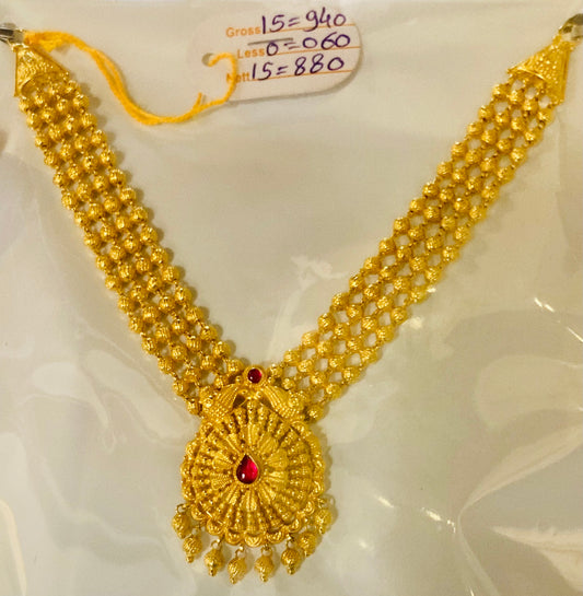 Short Temple Necklace 038