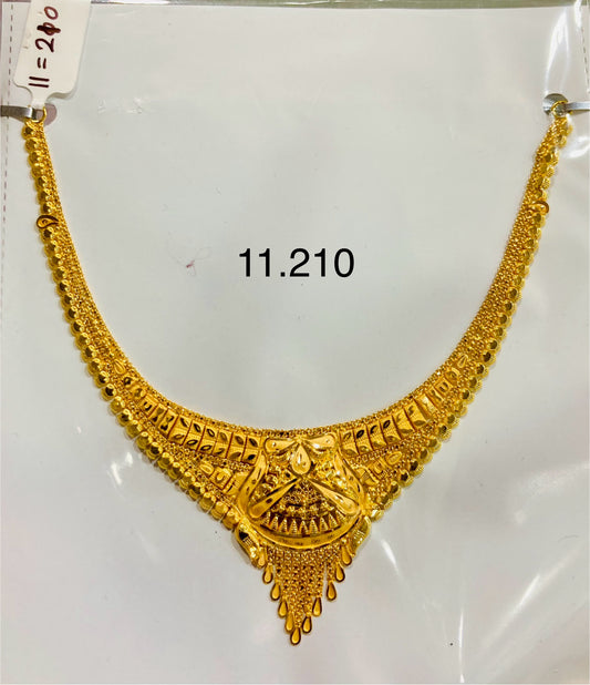 Short regular necklace 081