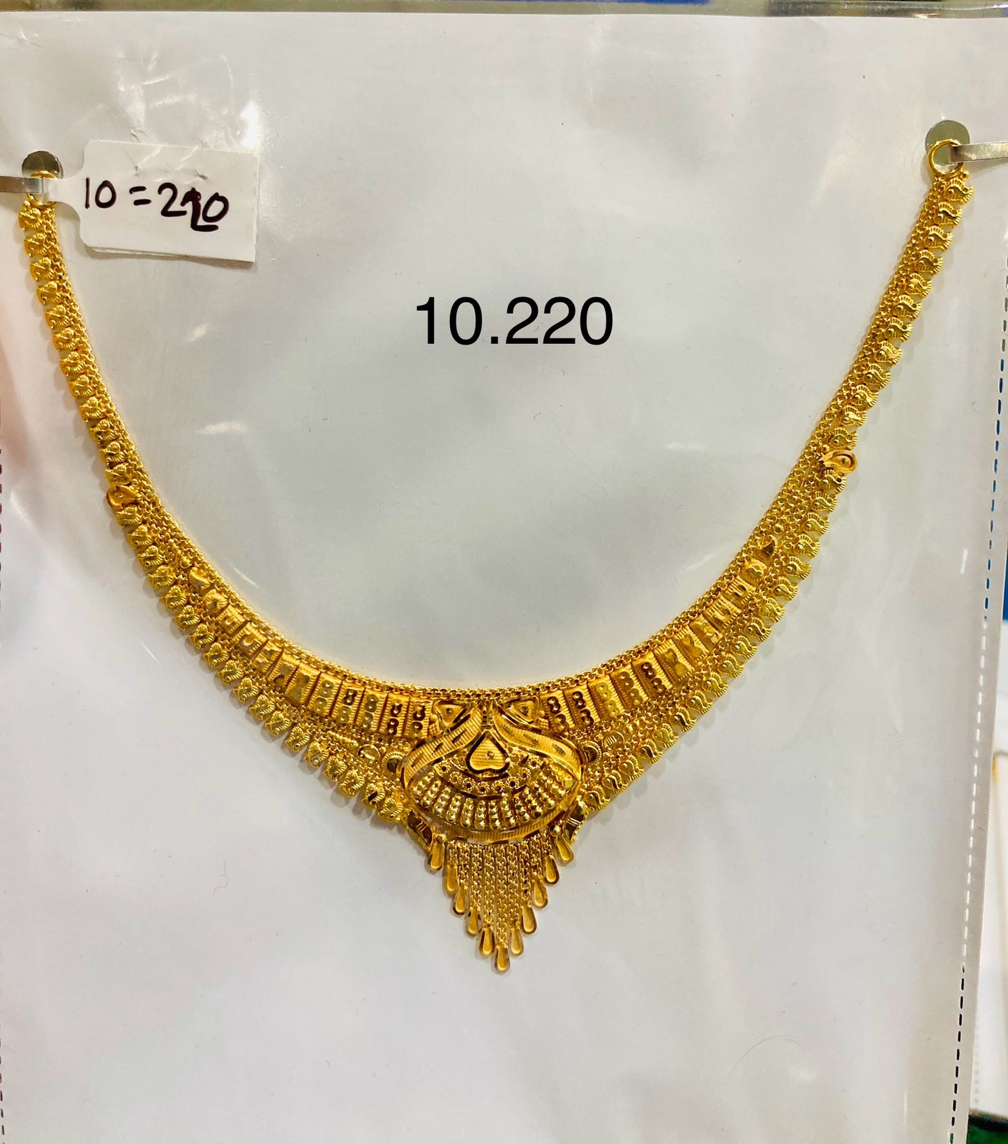 Short regular necklace 094