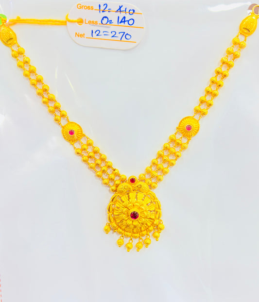 Short Temple Neckless 004