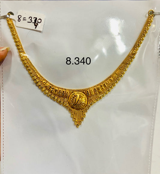 Short regular necklace 080