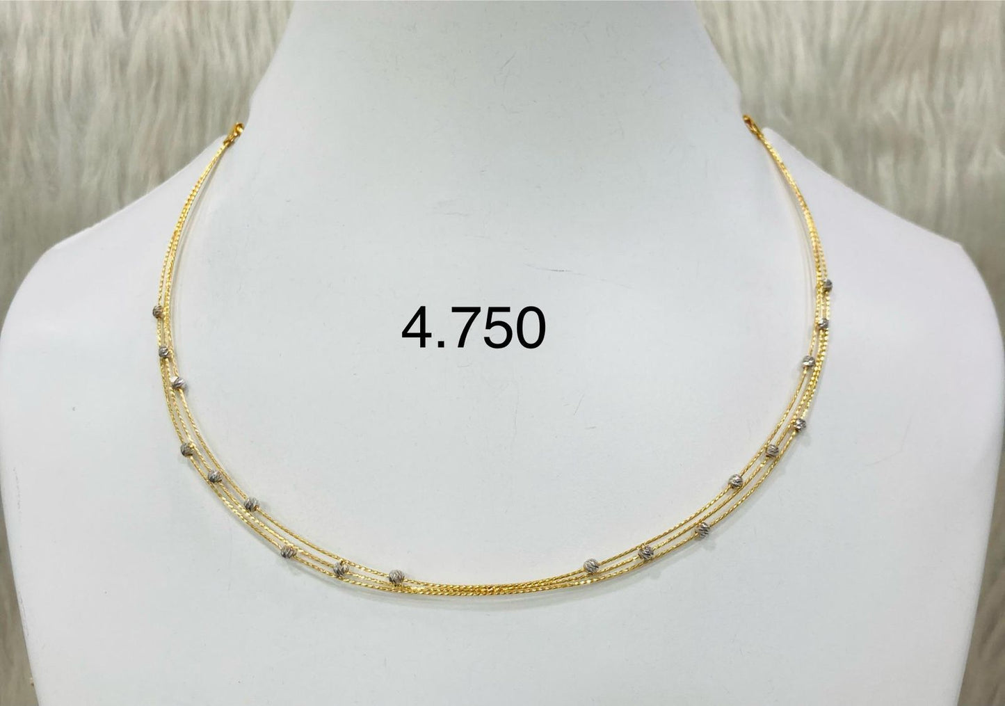 Short regular necklace 100