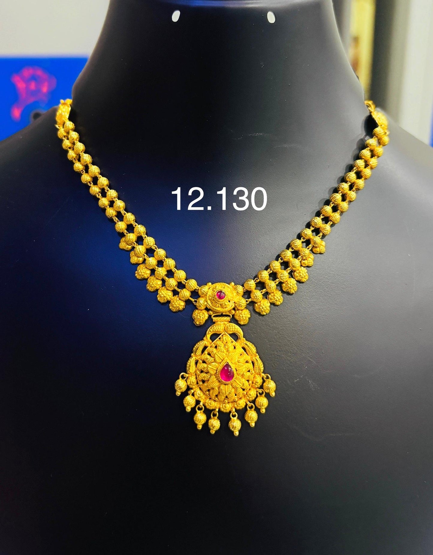 Temple Short Necklace 025