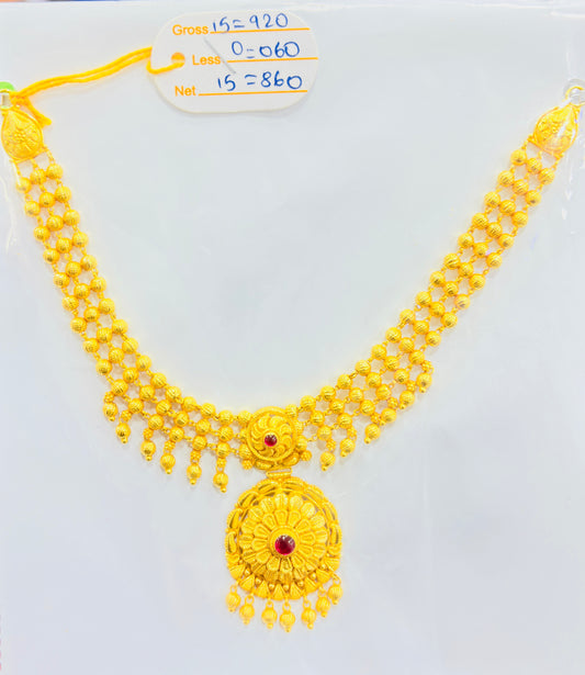 Short Temple Neckless 002
