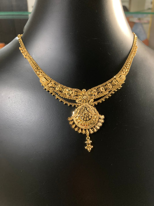 Short regular necklace 065