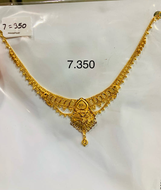 Short regular necklace 090