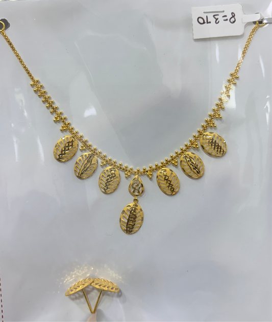 Short Turkish Necklace (with tops) 012