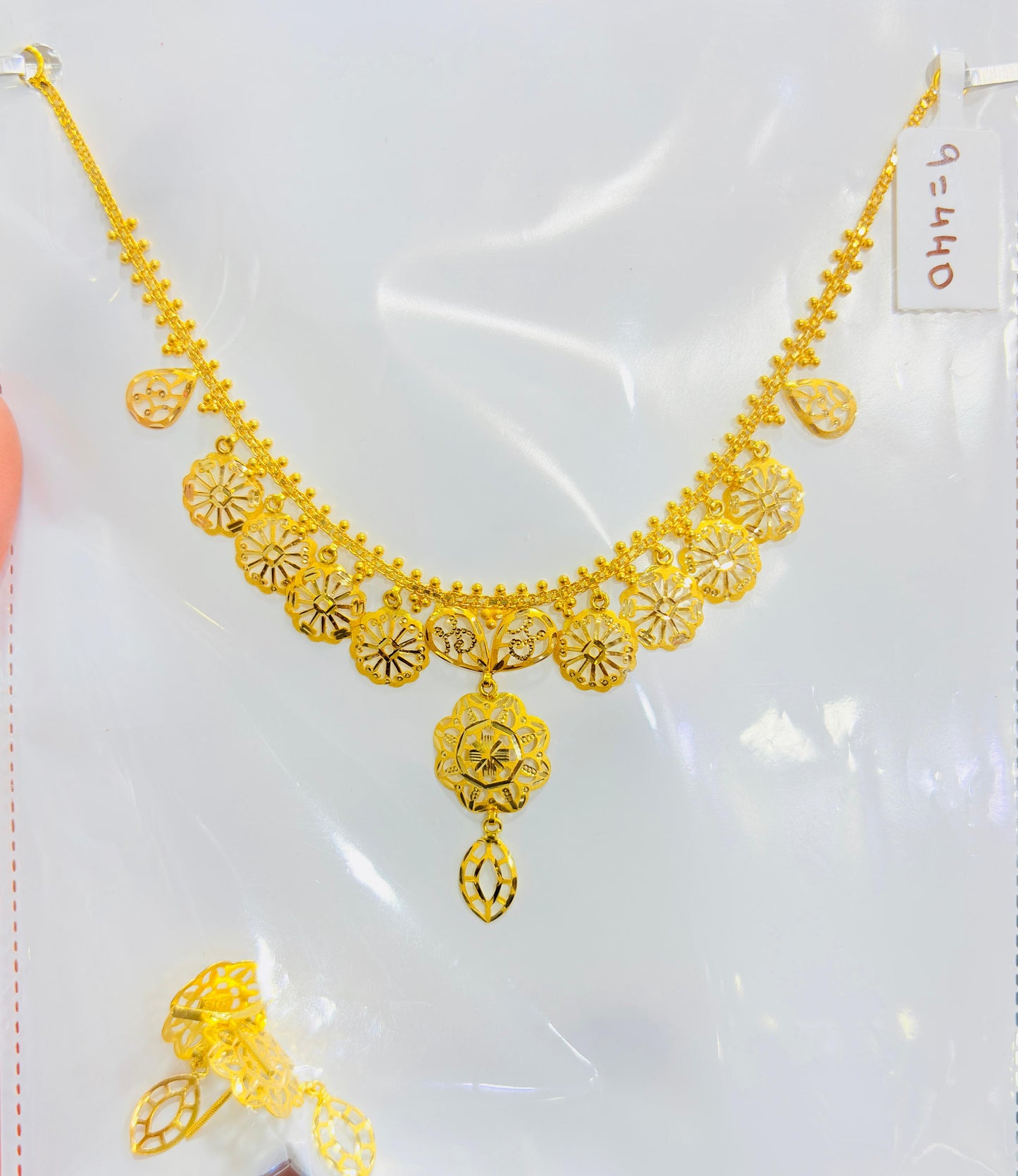 Short Turkish Necklace (with tops) 009