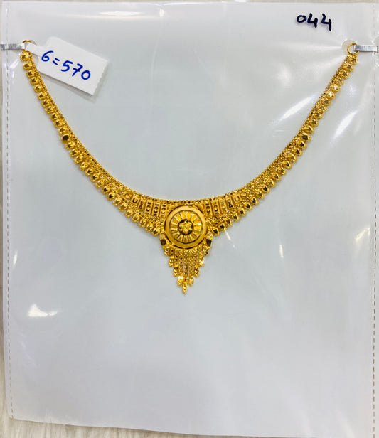 Short regular necklace 044