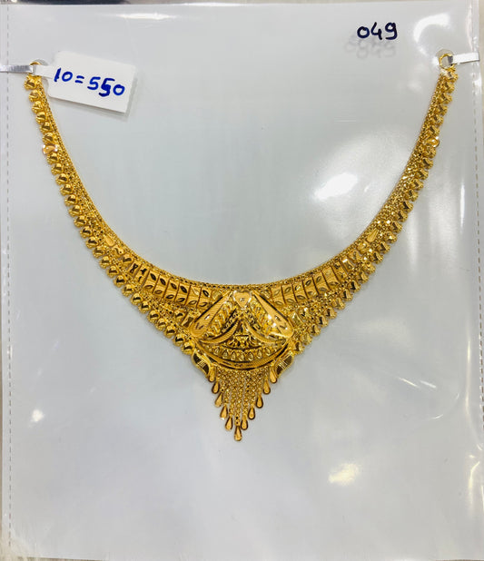 Short regular necklace 049
