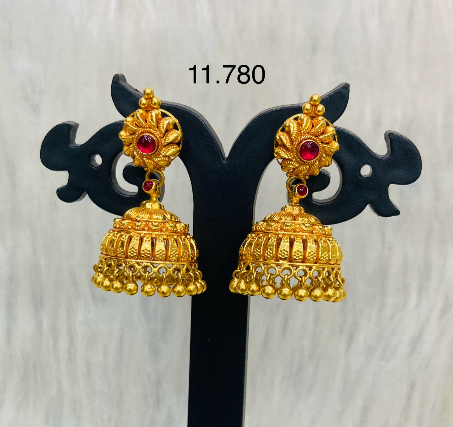 Temple Jhumka 022