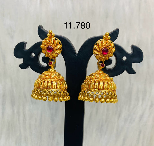Temple Jhumka 022