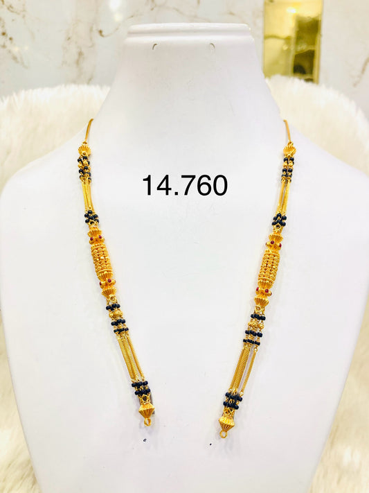 Temple Short Mangalsutra 005