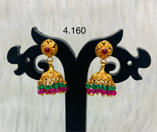Temple Jhumka 016