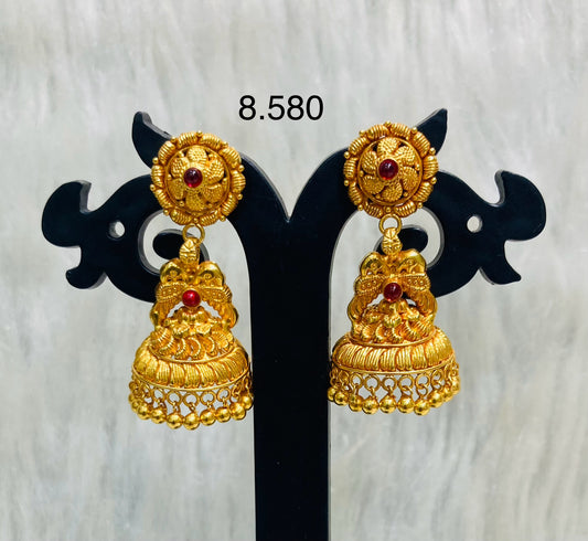 Temple Jhumka 007