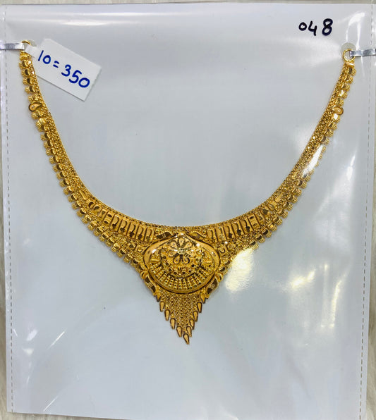 Short regular necklace 048