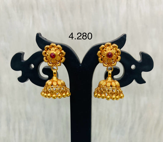 Temple Jhumka 024
