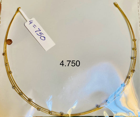 Short regular necklace 142