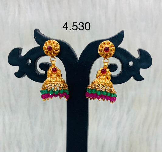 Temple Jhumka 027