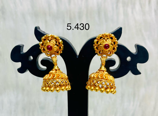 Temple Jhumka 001