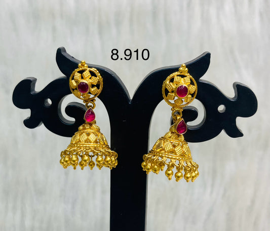 Temple Jhumka 002