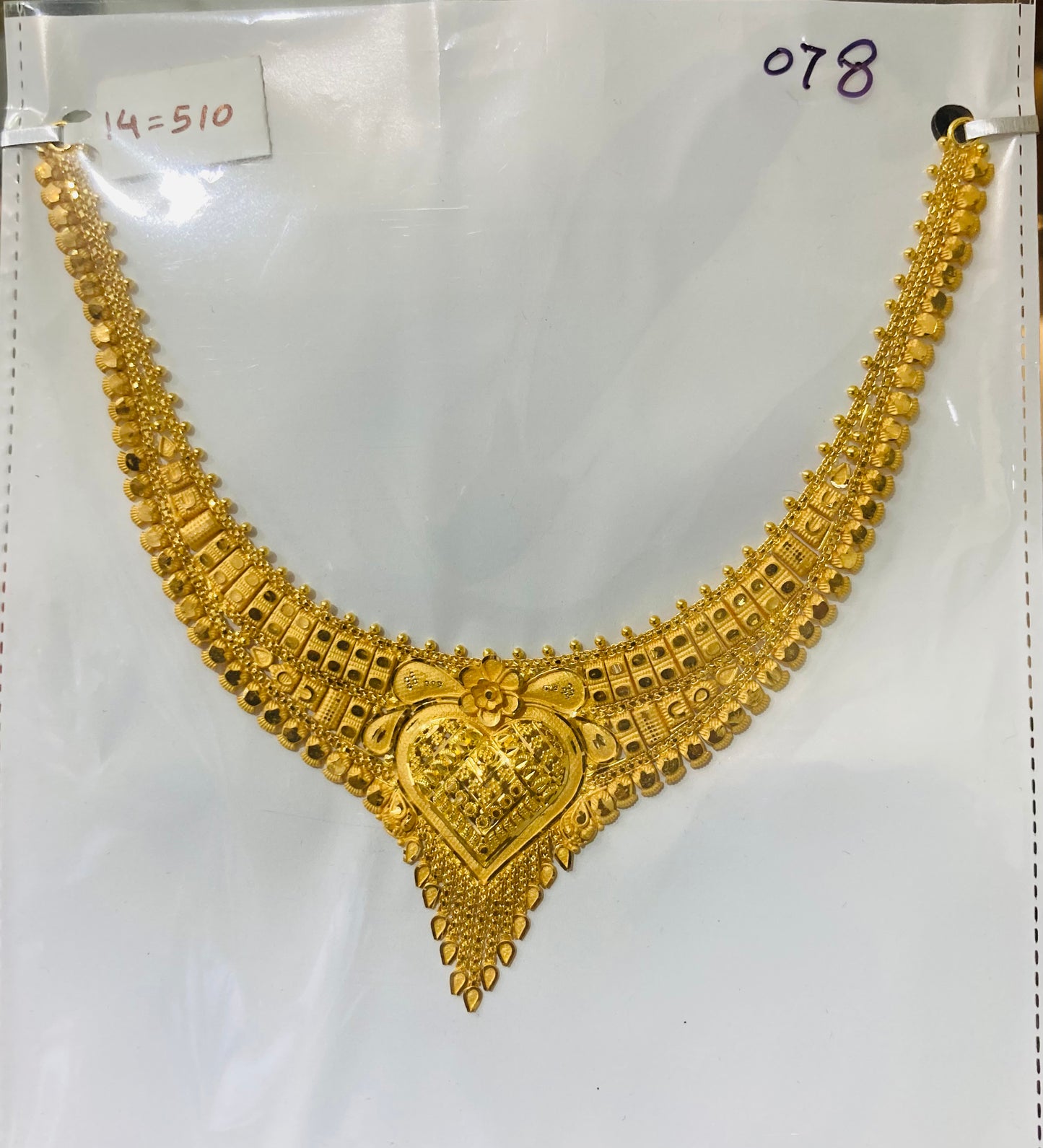 Short regular necklace 099