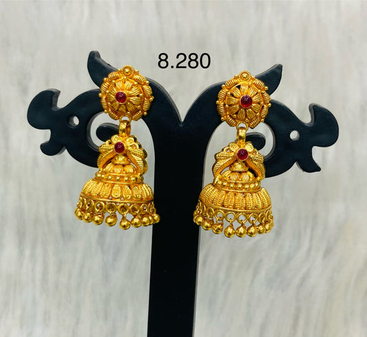 Temple Jhumka 014
