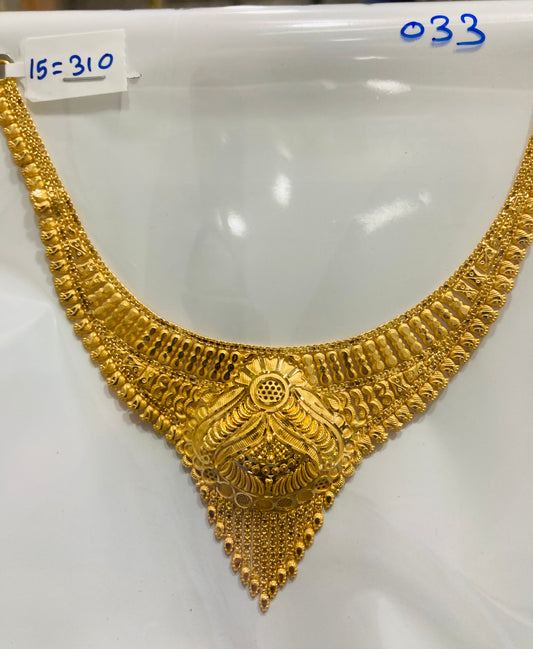 Short regular necklace 033