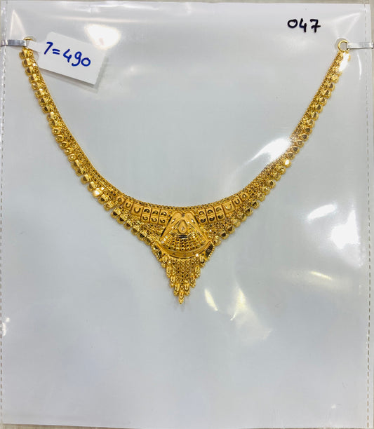 Short regular necklace 047