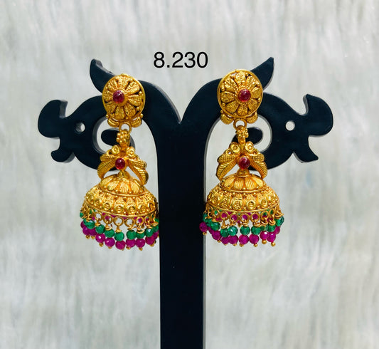 Temple Jhumka 009