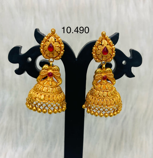 Temple Jhumka 011